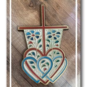 Vintage Terra Sancta Guild Wall Cross Circa 1969